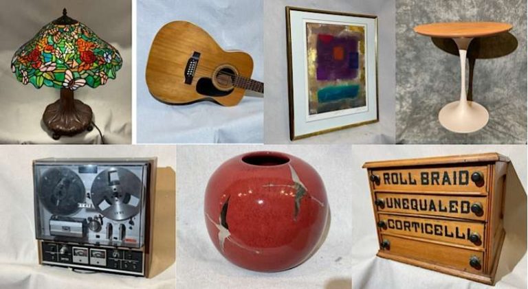 Seattle’s Sodo Estate Auction: NW Artwork, Mid Century, Collectables, Decor, Stereo, Guitars and Much MORE