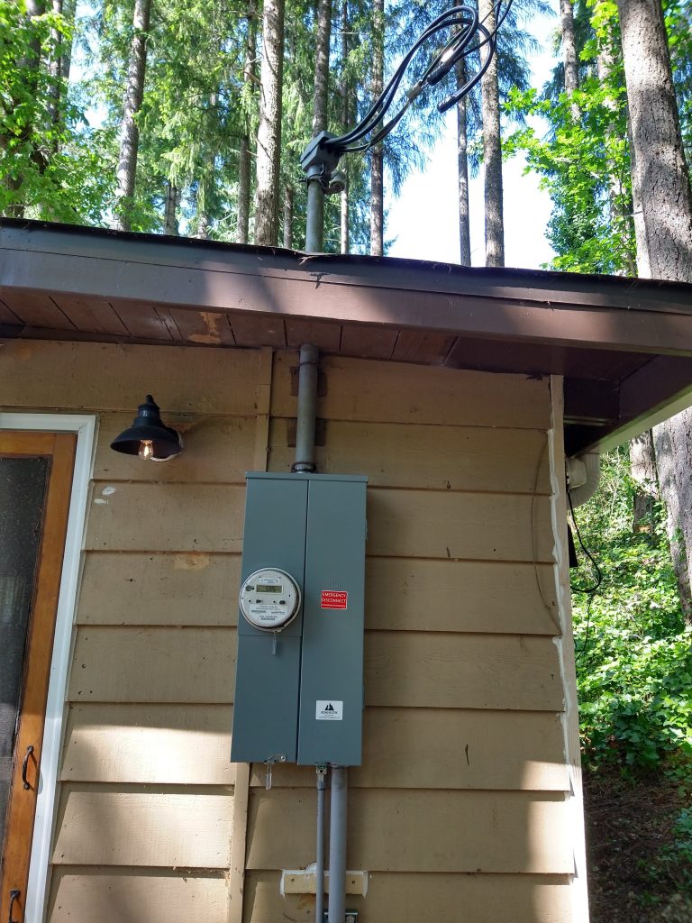 Service Upgrade on Long Lake in Lacey