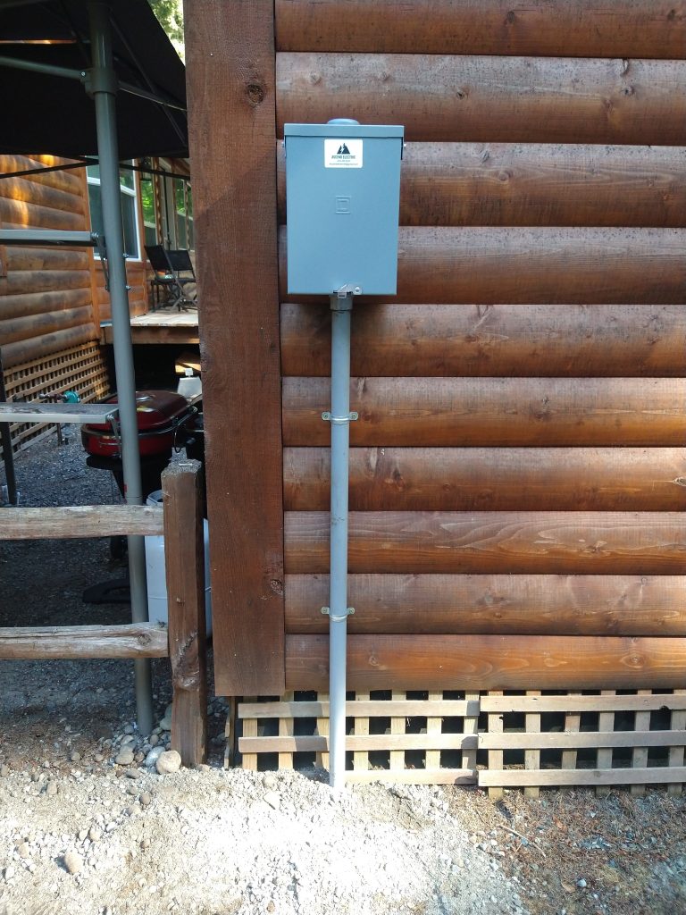50amp Sup Panel for a Detached Laundry Shed in Nisqually