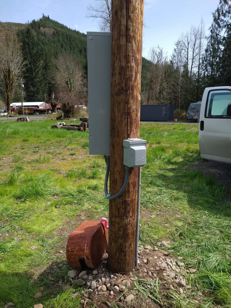 200amp Overhead Service Near Yelm