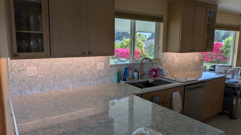 Kitchen Electrical Remodel & Under-Cabinet Lighting Installation in Tacoma, WA